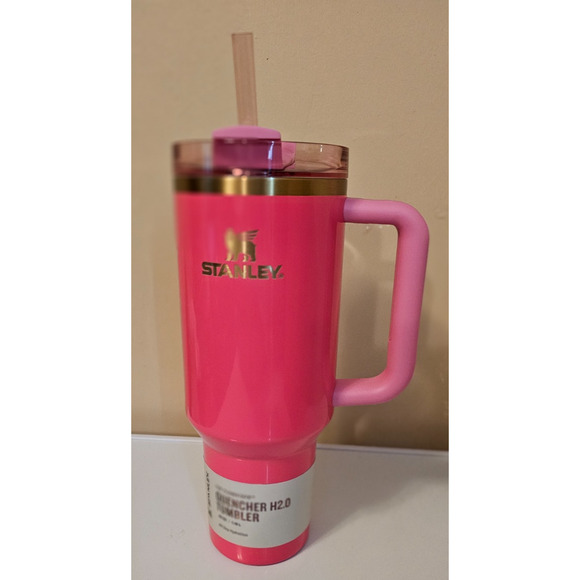 Stanley 40 oz. PINK PARADE Tumbler H2.0 FlowState Limited Edition Authentic - Picture 1 of 4
